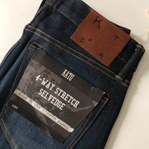 *NEW* Hiroshi Kato 4-Way Stretch Selvedge Jeans NWT